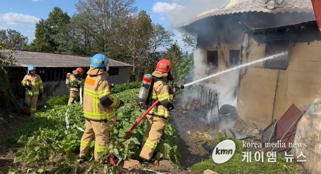 홍성소방서, 신속한 대응으로 주택화재 초기진압