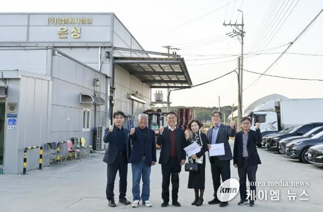 이충우 여주시장, 농업회사법인 은성 기업체 현장 방문