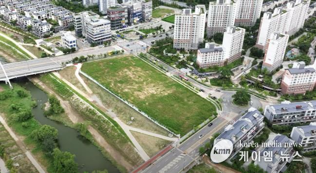 화성특례시 오산동 1010 일원 화성시립미술관 부지 항공사진