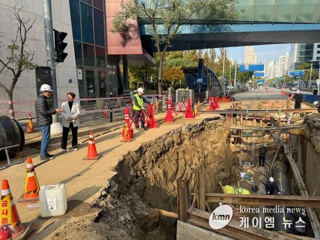 군포시 산본, 당정동 일대 열난방 공급 중단…경기도의회 성복임 의원 현장 점검