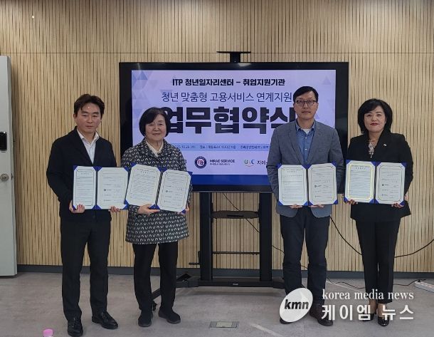 민간 취업지원기관과 ‘청년 맞춤형 고용서비스 연계지원’ 업무협약 체결