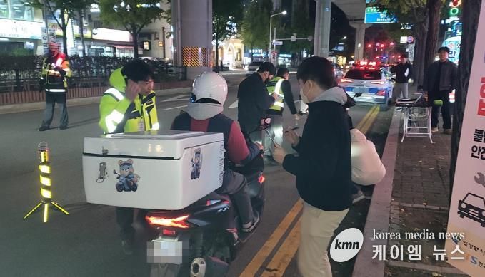 의정부시, 불법 튜닝 이륜차 근절을 위한 야간 합동단속 실시