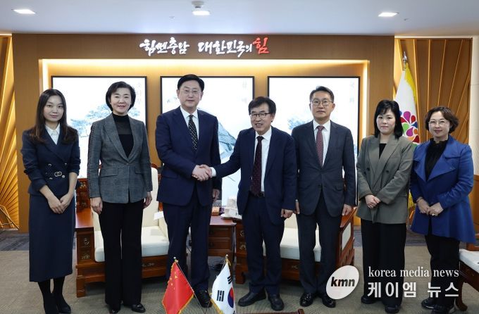 전형식 부지사, 31일 산이 부성장 일행 접견