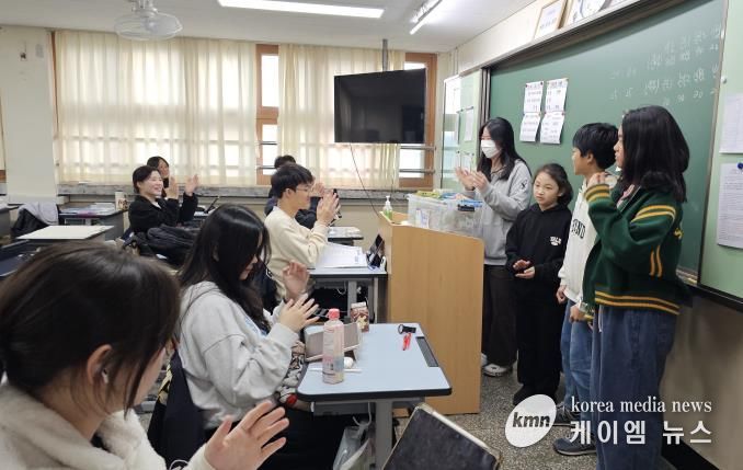 양평서부청소년문화의집 청소년방과후아카데미 ‘별무리’, 멘토링 교류 양서고에 ‘수능 대박’ 응원