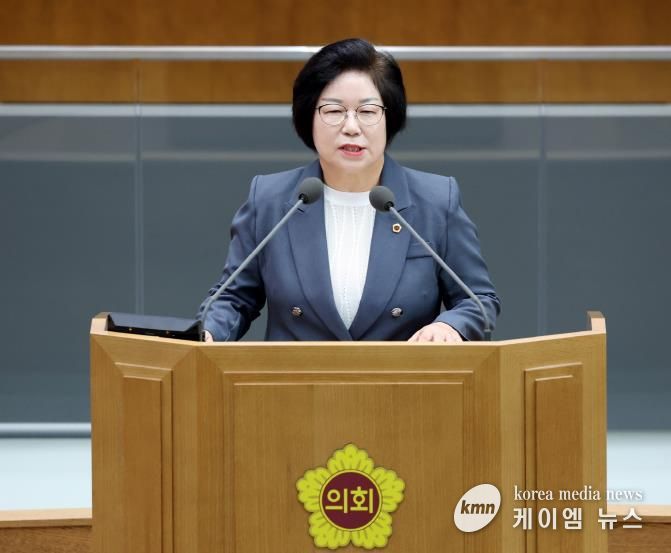 경기도의회 김옥순 의원, ‘사립학교 운영 개선·학교급식 공공성 회복·경기RE100 실효적 추진’ 촉구