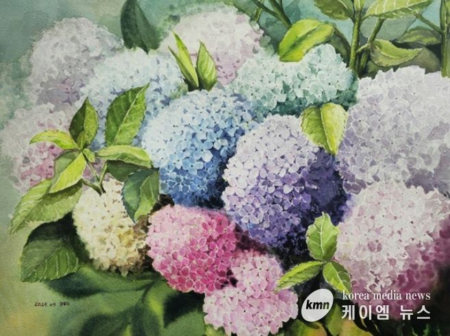 붓끝에서 피어난 평생학습, ‘꿈나무 수채화 동아리전’ 개최