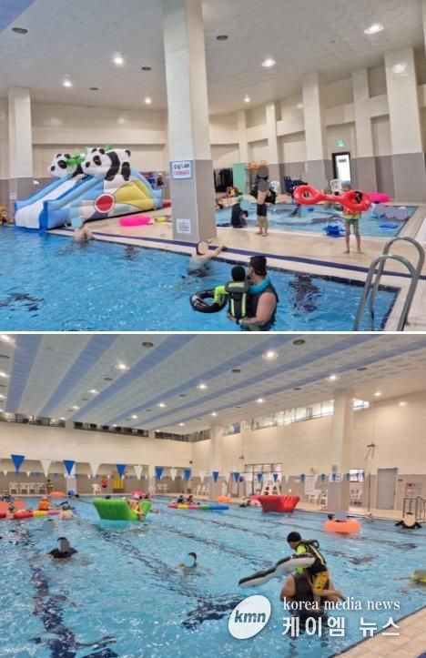 시민의 여가와 웃음이 함께하는 주말! 파주시, 다목적체육관 ‘가족 물놀이장’ 운영