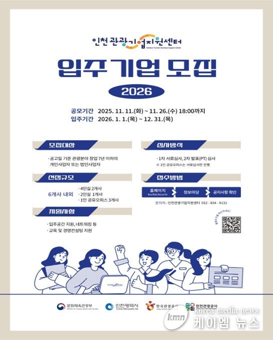 입주기업 모집 포스터