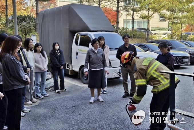 수원시 권선구 호매실동, 공공기관 합동 소방훈련 실시