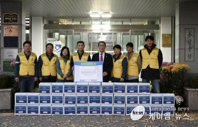 홍성군, 지역사랑 실천한 건설인들 '눈길'