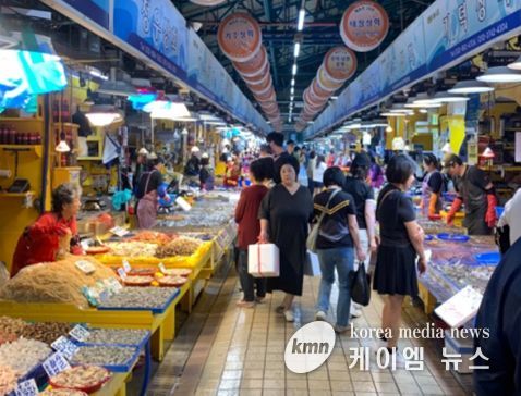 인천종합어시장 내부전경