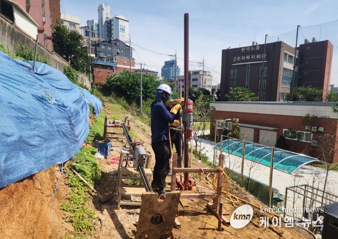 동인천중 노후 석축·스탠드 정비로 안전 학교 탈바꿈