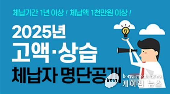 강원특별자치도, 고액·상습 체납자 326명 명단공개