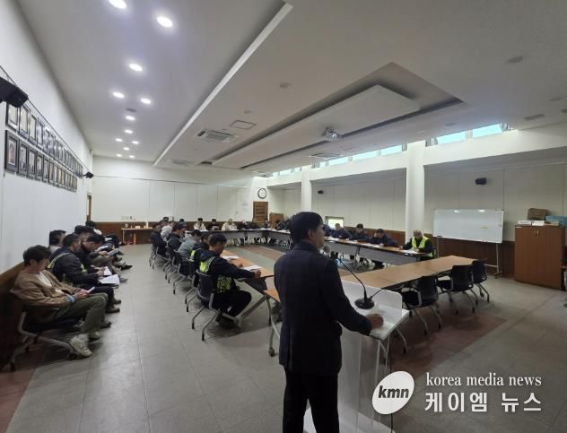 양평군, 겨울철 대비 제설작업 안전교육 실시