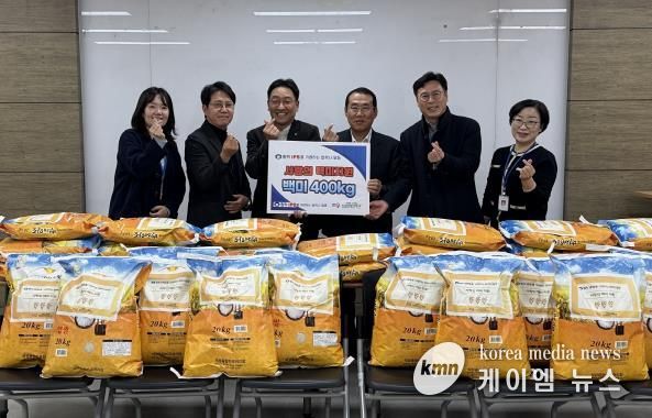 오산남부종합사회복지관, 원익IPS 협력사 일동으로부터 백미 400kg 기탁 받아