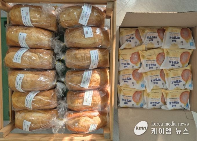 고양시 중산2동 지역사회보장협의체, 빵 나눔 실시⋯이웃과 온정 나눠