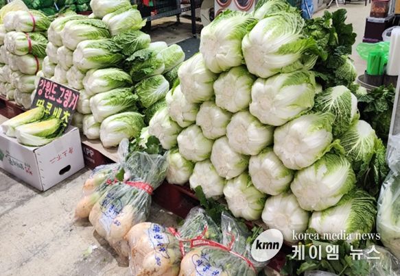 판매 중인 김장 재료