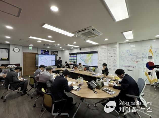 열린시장실에서 개최된 도로건설 관리계획 수립 용역 착수보고회