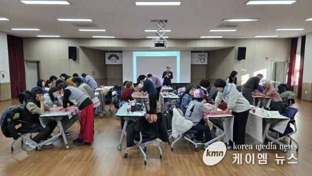 양평군종합자원봉사센터, 손 마사지 전문봉사단 역량 강화 나서