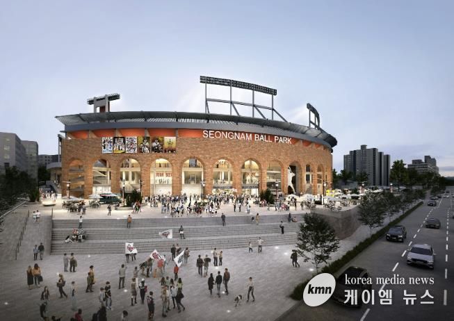 성남시 야구전용구장 정면도