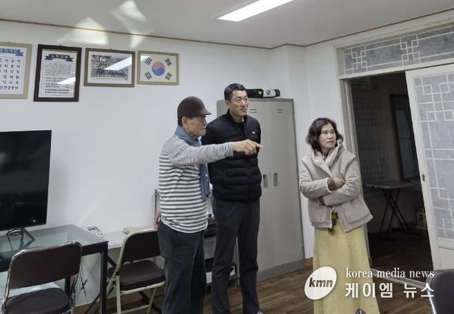 수원시 장안구 조원1동, 경로당 애로사항 청취 및 한파 안전점검