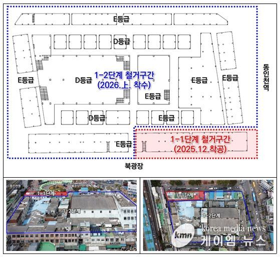 단계별 철거계획