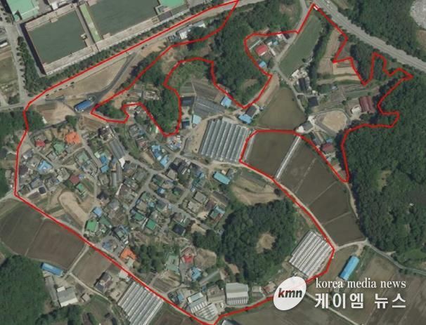 구암지구 위치도