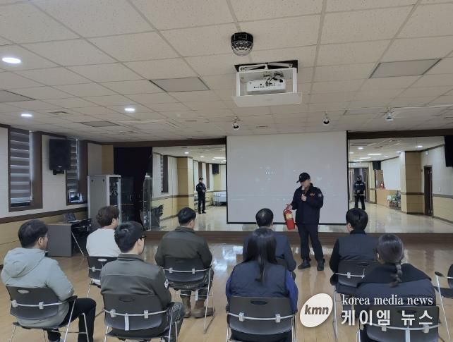 동두천시 상패동 행정복지센터, 동두천소방서와 합동 소방훈련 실시