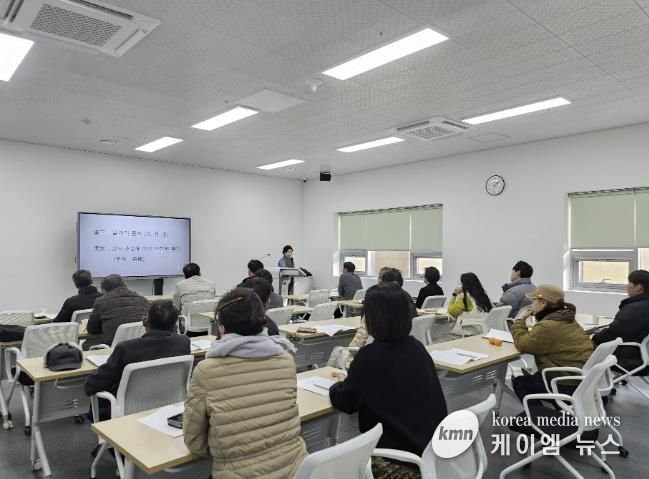 제2회 매헌강좌 강연 모습