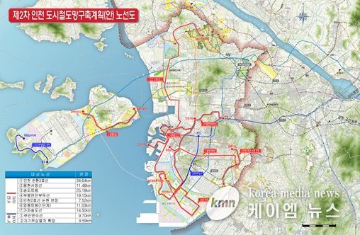 인천 전역 연결하는 도시철도 청사진 본궤도