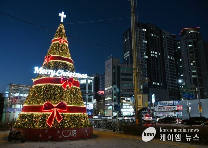 시흥의 겨울, 아름다운 빛으로 밝히다(신천역)