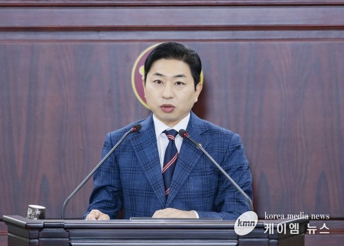 김종복 의원 5분발언모습