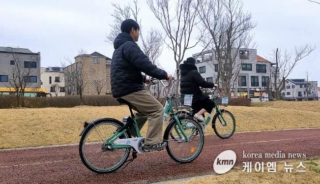 홍성군 내포신도시, 차 없이 자전거로 이동 편리해졌다