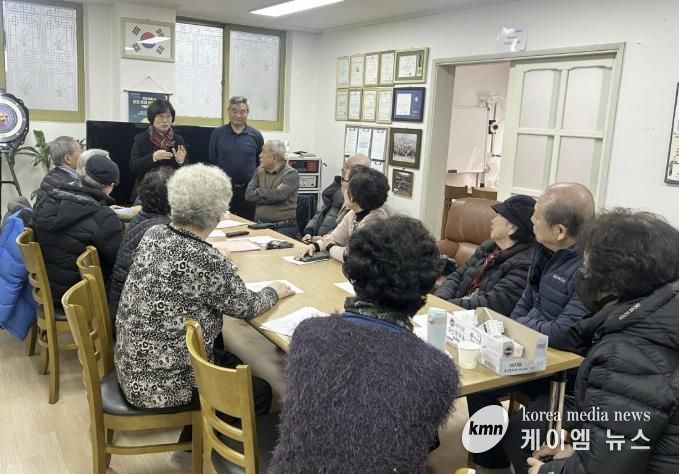 수원시 장안구 정자3동, 한파 대비 경로당 안전 점검 및 어르신 안부 확인