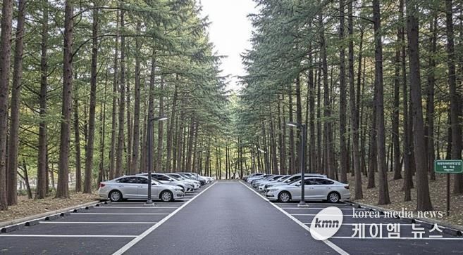 성남시 중원구 상대원동 하이테크밸리 근린공원에 조성하는 지평식 주차장 인공지능(AI) 생성 이미지