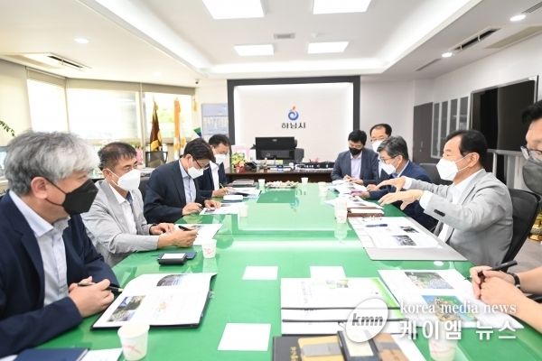 이현재 하남시장, 신도시 주요 현안 LH에 적극적인 협조 요청