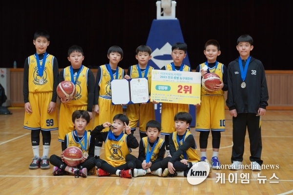 의왕 G-스포츠클럽 농구, ‘2023 전국 종별 농구대잔치’ 준우승
