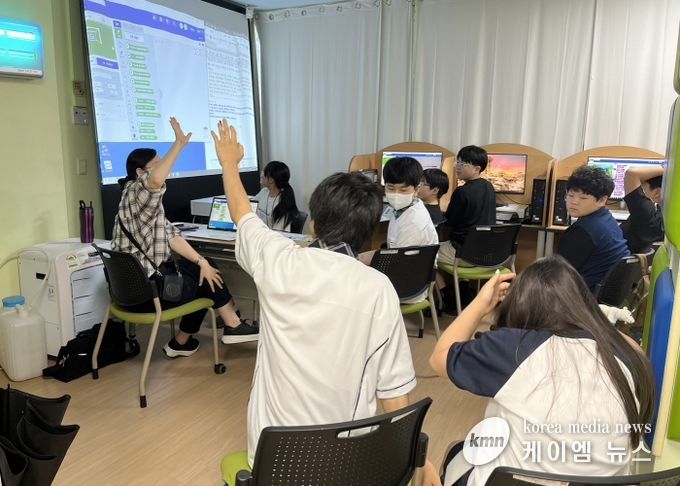 SW코딩교실 운영 모습