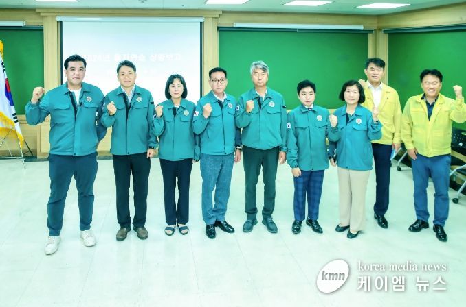 을지훈련 격려방문한 화성시의회 의원들 단체