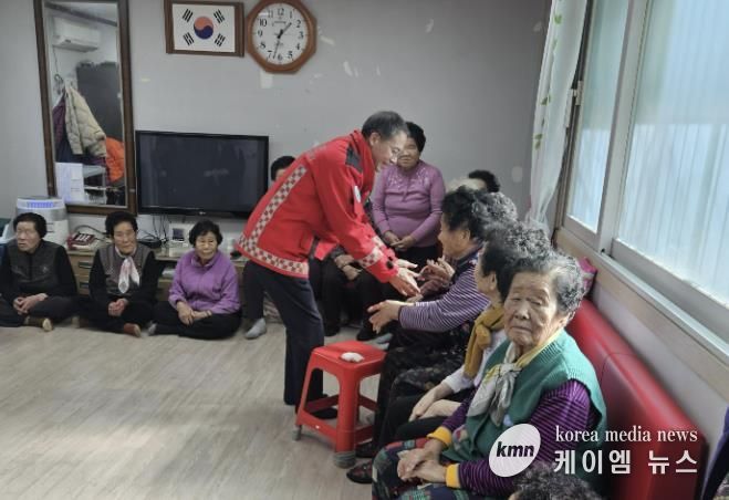 김완섭 홍성군 갈산면장, 새해 첫 행보는 '현장'