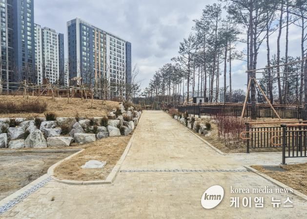 과천지식정보타운 근린공원5 조성 모습