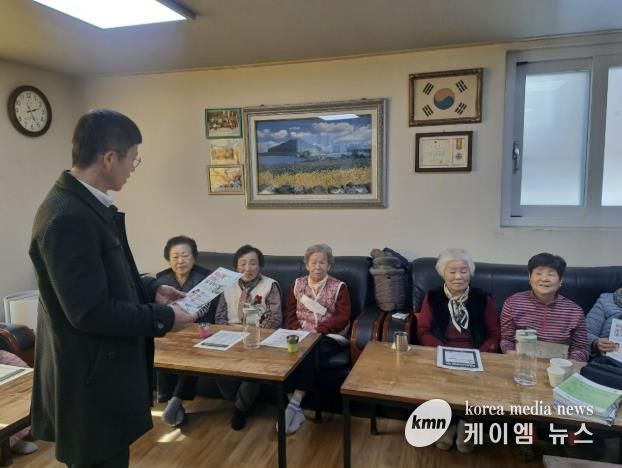 수원시 권선구 세류1동 ‘건강로드’, 겨울 경로당으로 직접 찾아갑니다