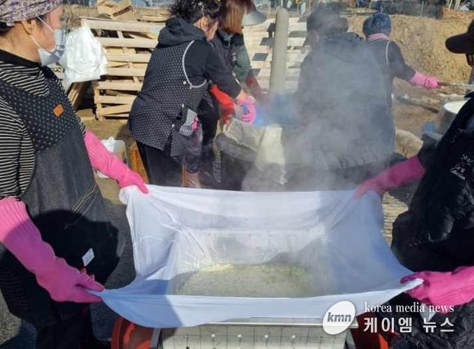 연천군, 20년 전통 마을 축제, 설맞이 가마솥 두부로 사랑을 나누다