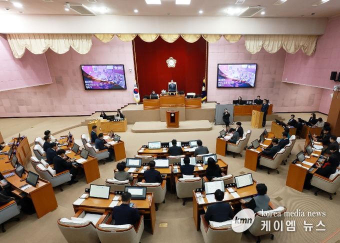 안양시의회, 제308회 임시회 개회