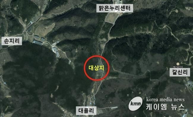 나무 터널 대상지(양묘지)