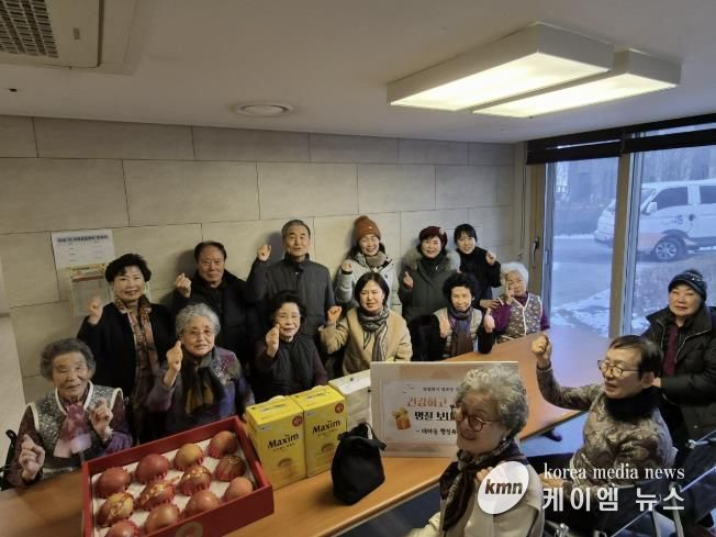 시흥시 대야동, 설 명절 맞아 경로당 찾아 새해 인사 전해