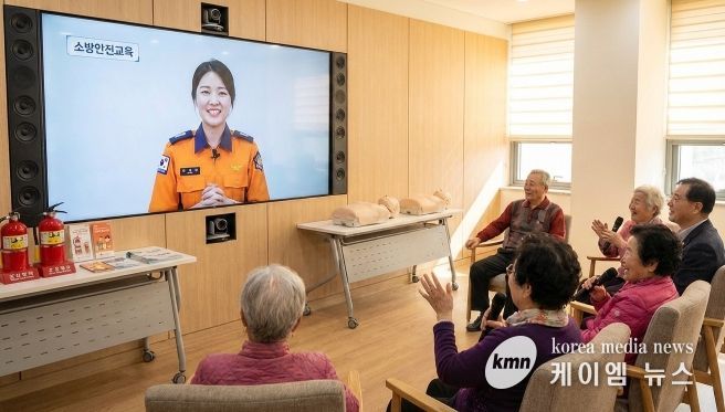 스마트경로당 활용 ‘비대면 소방안전교육’ 추진