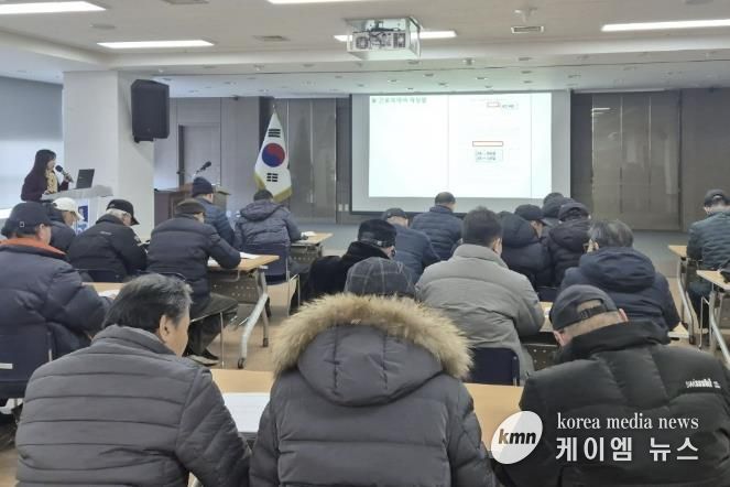 수원시 장안구, 봄철 산림재난대응단 교육 실시