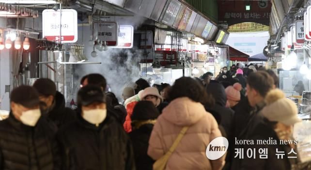 광명전통시장 전경