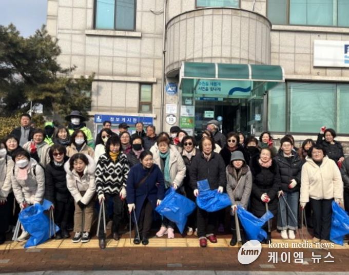 수원시 권선구 평동, 설맞이 ‘깨끗한 거리 만들기’ 일제 대청소 실시